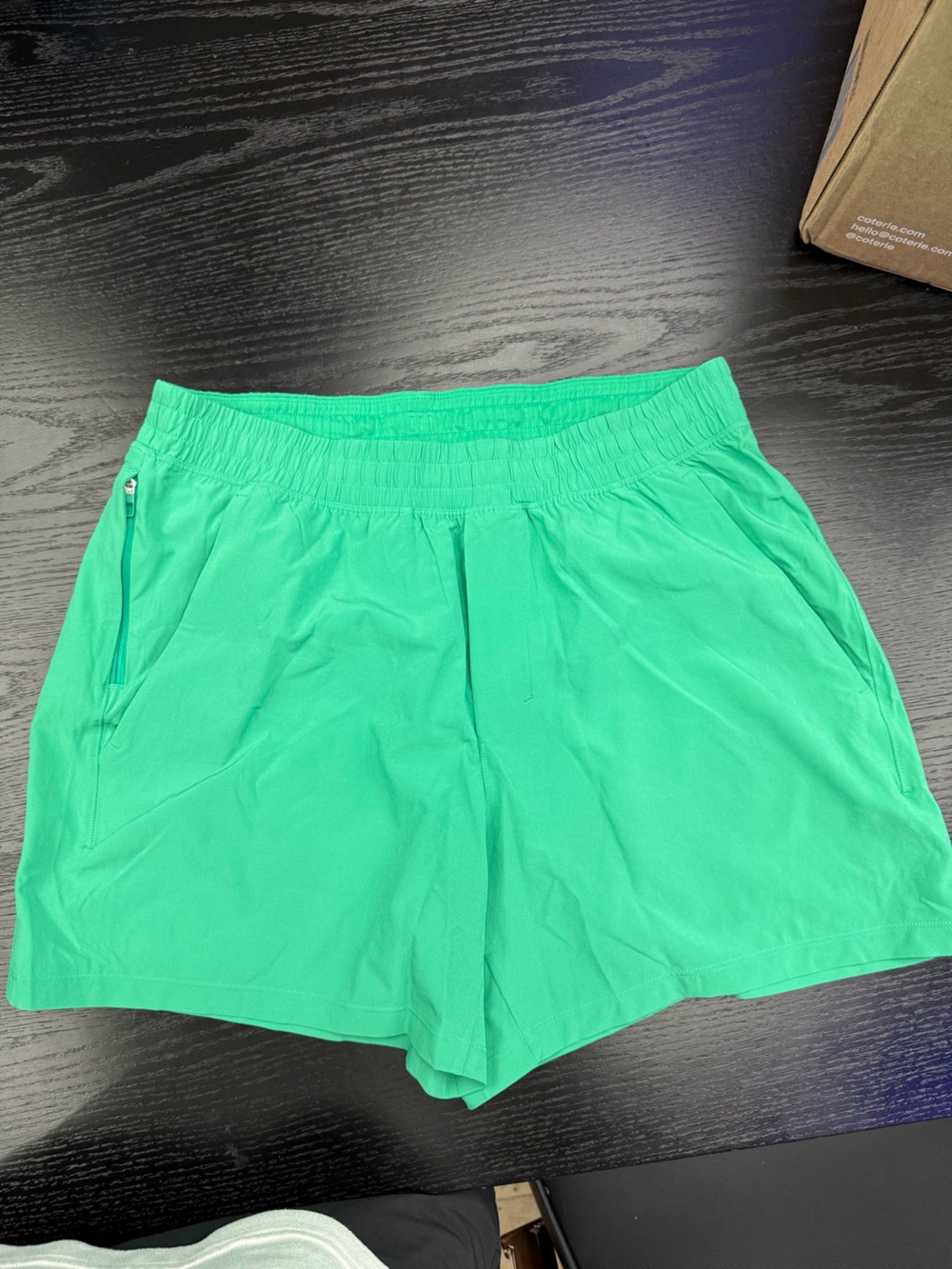 lululemon athletica Men's Bright Green Athletic Shorts